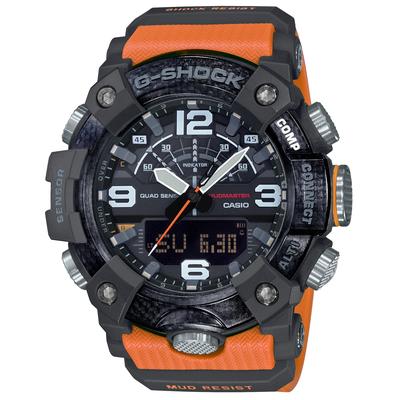 G-Shock Men's Analog-Digital Connected Mudmaster Orange & Black Resin Strap Watch 53.1mm - Black