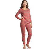 Leveret Womens Fitted Striped 2 Piece Pajama Set 100% Cotton (X-Large, Rose & Antler) screenshot. Pajamas directory of Lingerie.