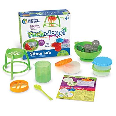 Learning Resources Yuckology Slime Science Set, Early Science Skills, DIY Slime, STEM Skills, Measur