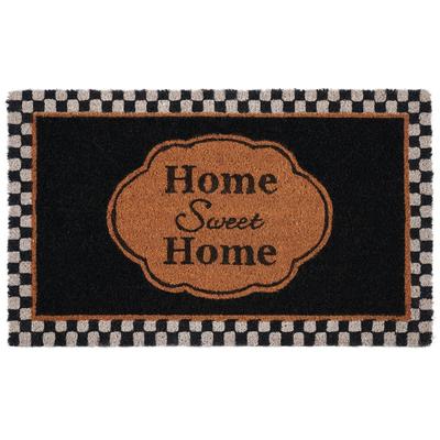 Printed Coir Door Mat 18" x 30" by Achim Home Décor in Home Sweet Home