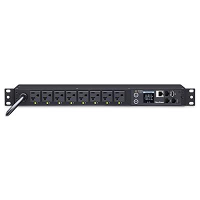 CyberPower PDU41002 Switched PDU, 120V/20A, 8 Outlets, 1U Rackmount