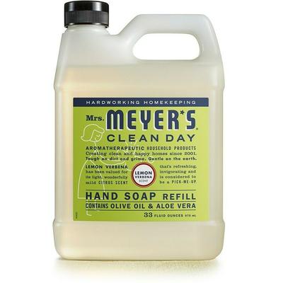 Mrs Meyers Liquid Hand Soap Refill Lemon Verbena Scent - 33 Oz - Pack of 6