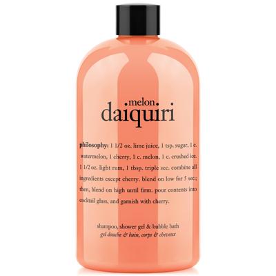 philosophy melon daquiri 3-in-1 shampoo, shower gel and bubble bath, 16 oz