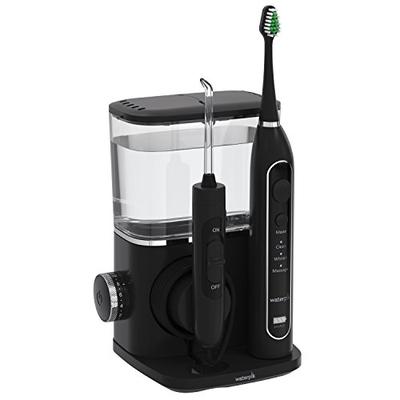 Waterpik Complete Care 9.0 Sonic Electric Toothbrush + Water Flosser, Black, Medium
