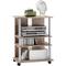 Scaffale per TV/Hi-Fi con 3 Scomparti 65x40x79,2 cm in Rovere FMD - Beige