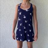 American Eagle Outfitters Dresses | American Eagle Floral Dress | Color: Blue/White | Size: Xxs