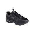 Wide Width Men's Energy - After Burn Sneakers by SKECHERS® by Skechers in Black (Size 11 1/2 W)