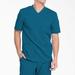 Dickies Men's Balance V-Neck Scrub Top With Patch Pockets - Caribbean Blue Size 3Xl (L10592)