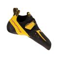 La Sportiva Solution Comp Climbing Shoes - Men's Black/Yellow 41.5 Medium 20Z-999100-41.5