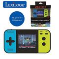 Lexibook JL2377 Compact Cyber Arcade Tragbare Spielkonsole, 250 Gaming, LCD, Batteriebetrieben, Videospiel Kind Teenager, schwarz/blau/grün