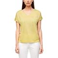 s.Oliver BLACK LABEL Damen 150.10.006.12.130.2038887 T-Shirt, Sorbet Yellow, 40