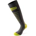Lenz 1.0 Skiing Chaussettes, gris-jaune, taille 35 36 37 38