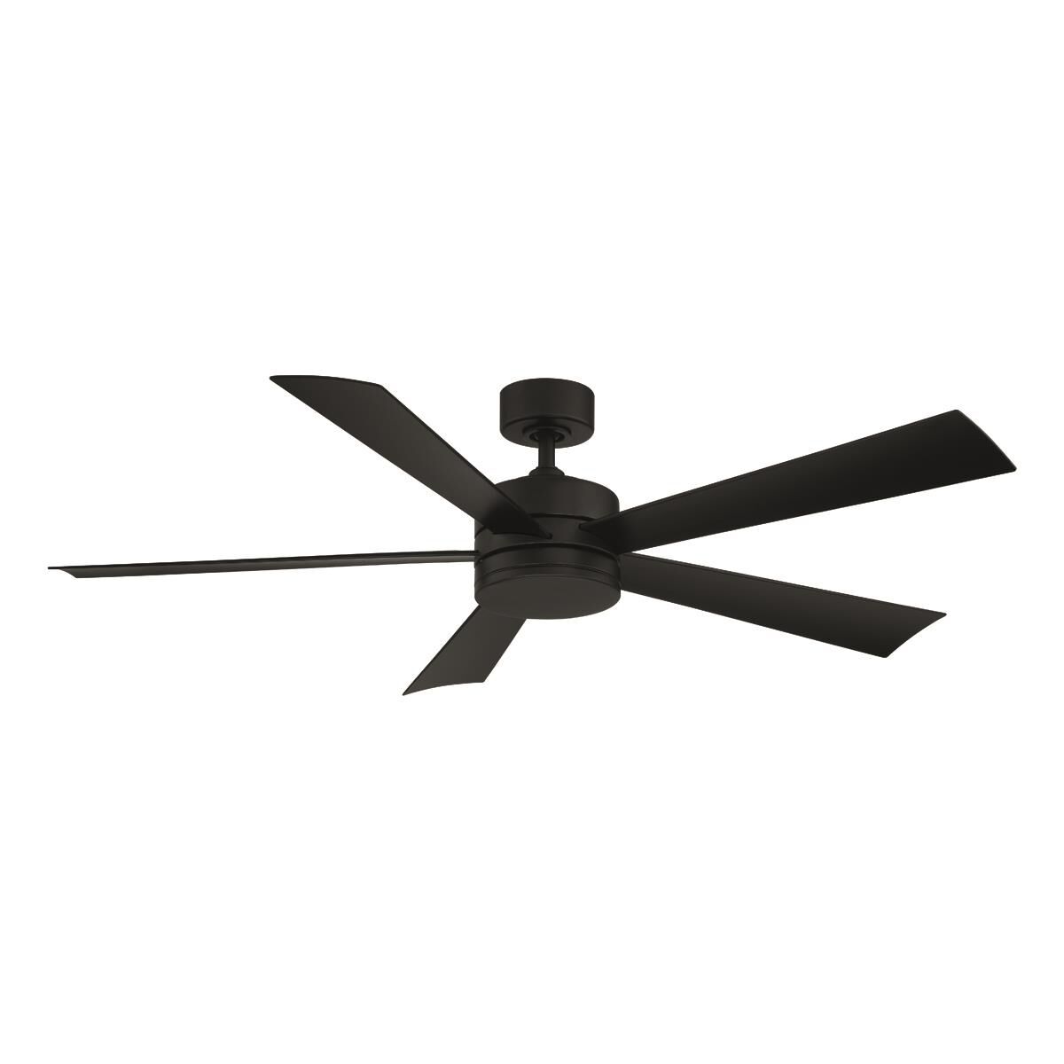 Modern Forms Wynd Outdoor Rated 60 Inch Ceiling Fan with Light Kit - FR-W1801-60L-MB