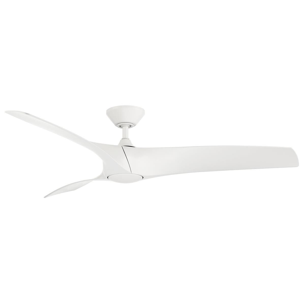 Modern Forms Zephyr Outdoor Rated 52 Inch Ceiling Fan with Light Kit - FR-W2006-52L-MW