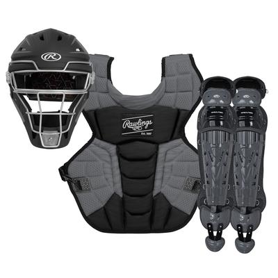 Rawlings Velo 2.0 Intermediate Catcher's Set - Ages 12-15 Black/Graphite