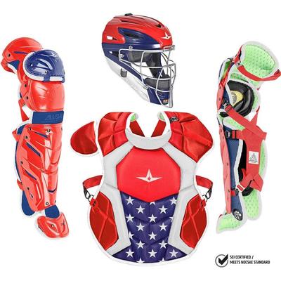 All Star System7 Axis Usa Nocsae Certified Senior Pro Catchers Kit