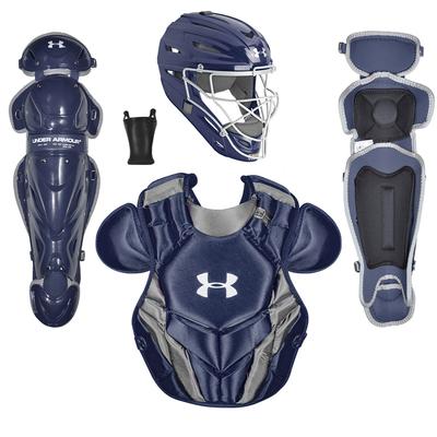 Under Armour Converge Victory Series NOCSAE Certified Youth Catcher's Set - Ages 9-12 Navy