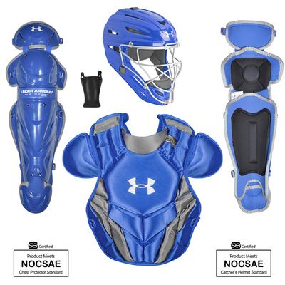 Under Armour Converge Victory Series NOCSAE Certified Youth Catcher's Set - Ages 12-16 Royal