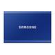 Samsung Portable SSD T7, 500 GB, USB 3.2 Gen.2, 1.050 MB/s Lesen, 1.000 MB/s Schreiben, Externe SSD Festplatte für Mac, PC, Smartphone und Spielkonsole, Indigo Blue , MU-PC500H/WW