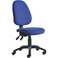 Fabric Operator seating - 2 Lever Operator Chair without Arms - Blue (V100-00-B) H995xW1125xD490 by Blue Box