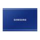 Samsung Portable SSD T7, 500 GB, USB 3.2 Gen.2, 1.050 MB/s Lesen, 1.000 MB/s Schreiben, Externe SSD Festplatte für Mac, PC, Smartphone und Spielkonsole, Indigo Blue , MU-PC500H/WW