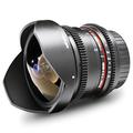 Walimex Pro 8 mm f/3,8 Fish-Eye Foto- und Videoobjektiv für Fuji X-Pro Objektivbajonett