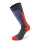 Lenz Skiing 2.0 Kinder Socken, grau-rot-blau, Größe 31 - 34