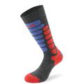 Lenz Skiing 2.0 Kids Socks, grey-red-blue, Size 31 - 34