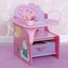 Delta Children Peppa Pig Desk w/ Cup Holder Wood in Brown/Pink/Yellow | 23.23 H x 22.83 W x 20.47 D in | Wayfair TC83690PG-1171