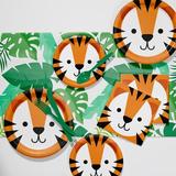 Creative Converting Tiger Party Supplies Kit for 24 Guests in Black/Green/Orange | Wayfair DTCTGRAF2B