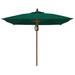 Darby Home Co Sanders 7.5' Solid Square Market Umbrella, Wood in Brown | Wayfair DBHM7782 42916978