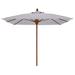 Darby Home Co Sanders 6' Manual Lift Square Market Umbrella Metal | Wayfair DBHM7785 42917116