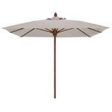 Darby Home Co Sanders 6' Manual Lift Square Market Umbrella Metal in Brown | Wayfair DBHM7785 42917169