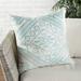 Nikki Chu Indoor/Outdoor Geometric Throw Pillow Polyester in White | Wayfair PLC102287