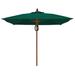 Darby Home Co Sanders 7.5' Solid Square Market Umbrella, Wood in Brown | Wayfair DBHM7782 42917017