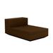 Vondom Vela - Armless Chaise Lounge - Lacquered Plastic in Brown | 28.25 H x 39.25 W x 63 D in | Outdoor Furniture | Wayfair 54028F-BRONZE