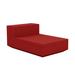 Vondom Vela - Armless Chaise Lounge - Basic Plastic in Red | 28.25 H x 39.25 W x 63 D in | Outdoor Furniture | Wayfair 54028-RED