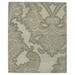 White 24 x 0.5 in Area Rug - Tufenkian Hand-Knotted Wool/Silk Gray/Neutral Area Rug Silk/Wool | 24 W x 0.5 D in | Wayfair 856.T308...0203