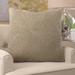 F. Scott Fitzgerald Jazz Club Square Pillow Cover & Insert Down/Feather, Polyester in Brown | 18 H x 18 W in | Wayfair JCBR-F18