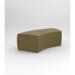 Vondom And Plastic Picnic Outdoor Bench Plastic in Brown | 17.75 H x 25.5 W x 54.25 D in | Wayfair 60006-KHAKI