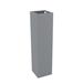 Vondom Cube - Square Resin Tower Pot Planter - Self Watering Resin/Plastic in Gray | 31.5 H x 7.75 W x 7.75 D in | Wayfair 44120R-STEEL
