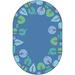 Gray 46 x 0.31 in Rug - Carpets for Kids Premium Collection Tufted Blue/Green Area Rug | 46 W x 0.31 D in | Wayfair 6803