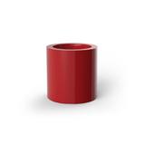 Vondom Cilindro Polyethylene Pot Planter Resin/Plastic in Red | 39.25 H x 47.25 W x 47.25 D in | Wayfair 40312RF-RED