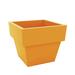 Vondom Vaso Lacquered Polyethylene Pot Planter Resin/Plastic in Orange | 16.75 H x 19.75 W x 19.75 D in | Wayfair 41550F-ORANGE