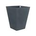 Vondom Cono Cuadrado - High Square Resin Cone Pot Planter - Self Watering Resin/Plastic in Gray | 26.75 H x 17.75 W x 17.75 D in | Wayfair