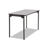 Iceberg Enterprises Rectangular Folding Table Wood in Gray/Brown | 29.5 H x 48 W x 24 D in | Wayfair 65807