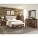 Canora Grey Carsonville Queen Platform 4 Piece Bedroom Set Upholstered, Solid Wood in Brown | Full | Wayfair F08FF9BBFF704B6B9F56E7AC7FECBF4E