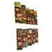 Bay Isle Home™ 10 Piece Wood Art Polynesian Party Hawaiian Tiki Masks Wall Décor Set in Brown/Green/Red | 9.75 H x 4.75 W x 1.5 D in | Wayfair