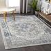 Blue/Gray 63 x 0.01 in Area Rug - World Menagerie Gisbelle Oriental Gray/Navy Area Rug Polypropylene | 63 W x 0.01 D in | Wayfair