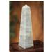 Mercer41 Berrian Protection Onyx Obelisk Sculpture Stone in Gray | 7.5 H x 2 W x 2 D in | Wayfair 201180